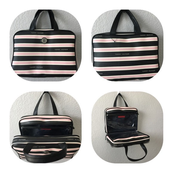 Tommy Hilfiger Handbags - TOMMY HILFIGER Logo Cosmetics Make Up Bag Travel